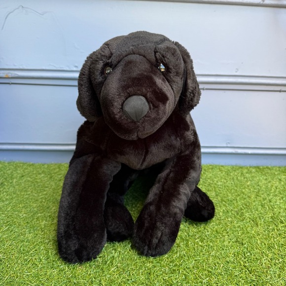 Kids Preferred Other - Vtg Kids Preferred Black Lab Retriever Plush Stuffed Animal Dog 27 Inch Large